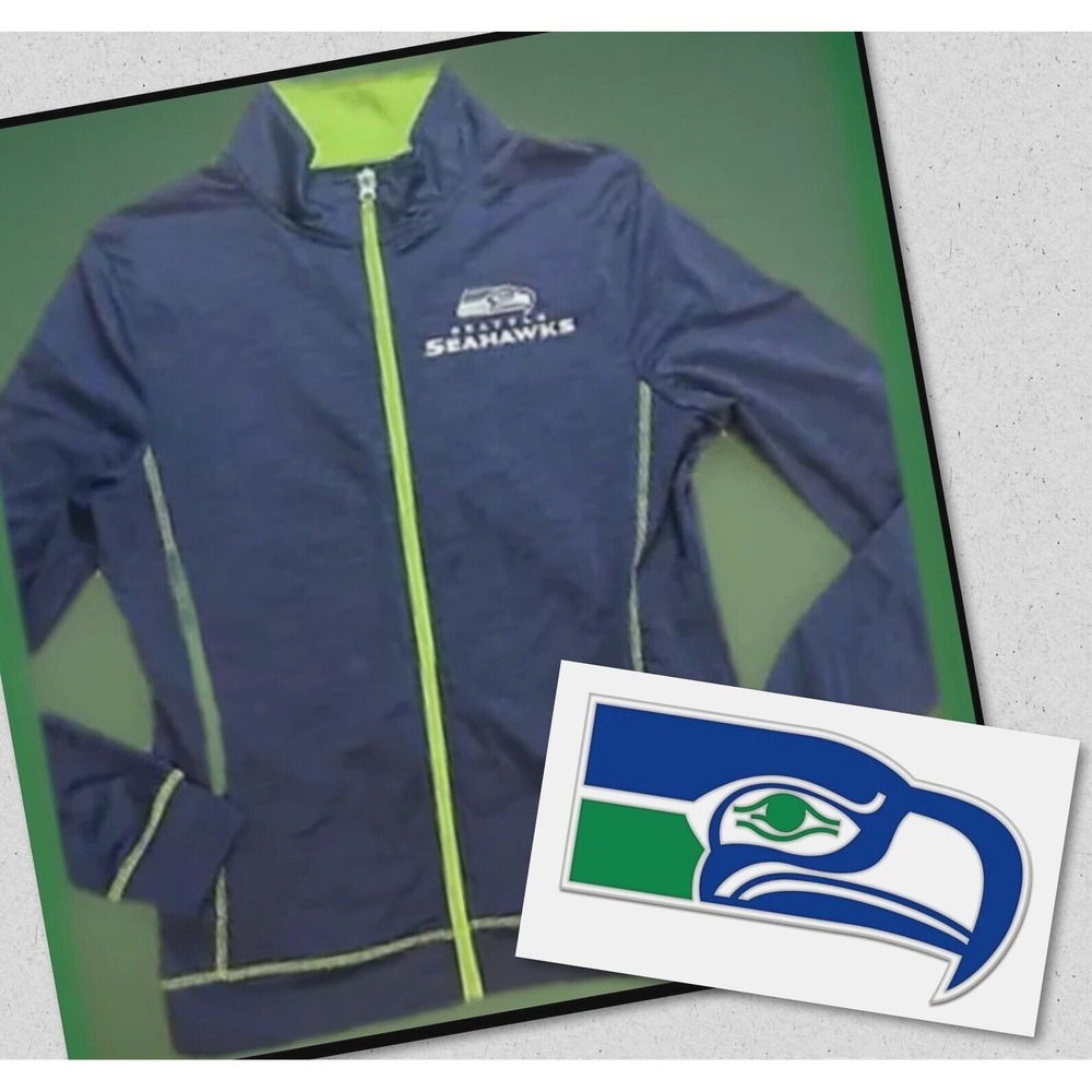 Seattle Seahawks - NFL Teen Apparel - Large (11/13)  Sleeved Full Zip - Jacket